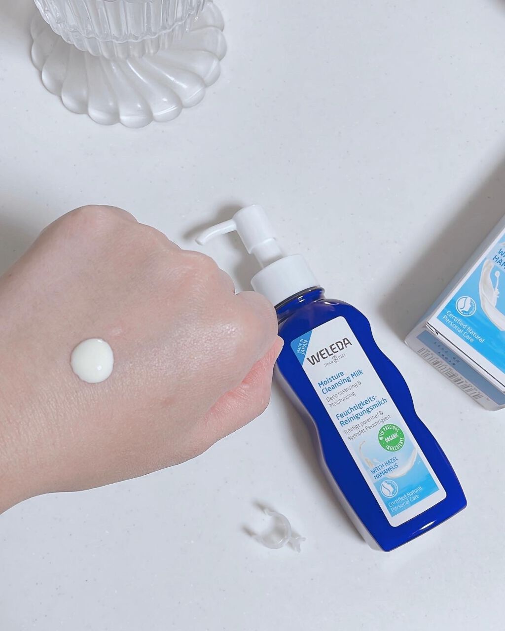 モイスチャー クレンジングミルク/WELEDA/ミルククレンジングを使ったクチコミ（3枚目）