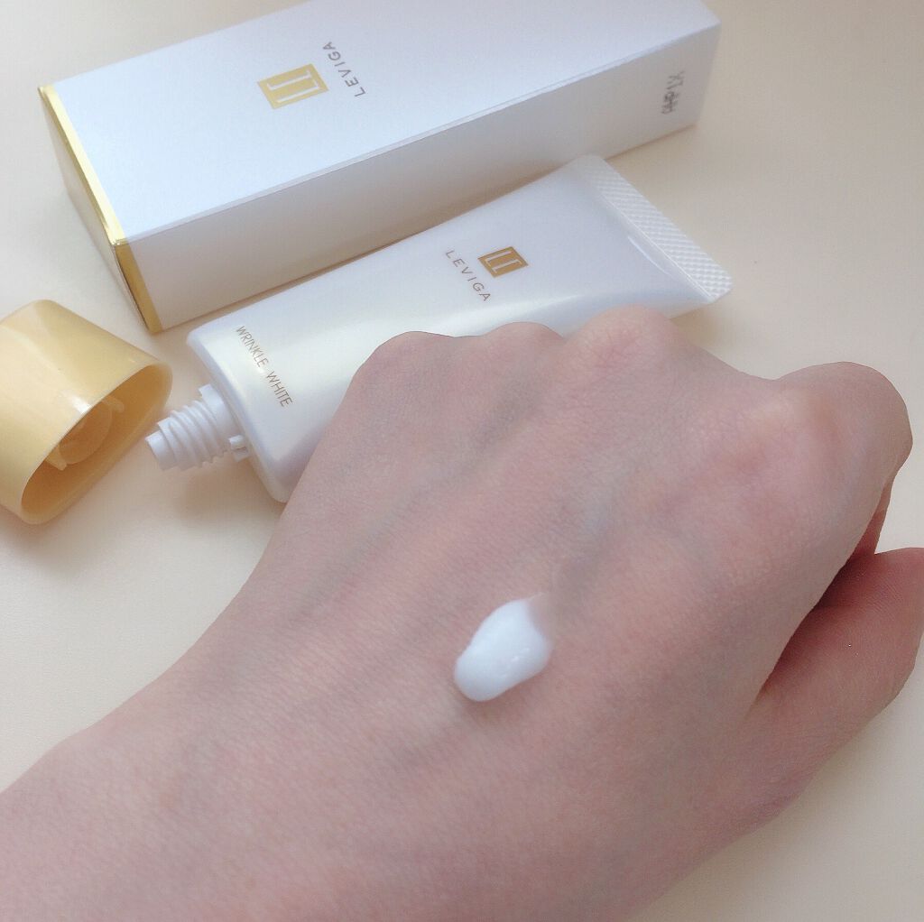 リンクルホワイト/LEVIGA/フェイスクリームを使ったクチコミ（2枚目）