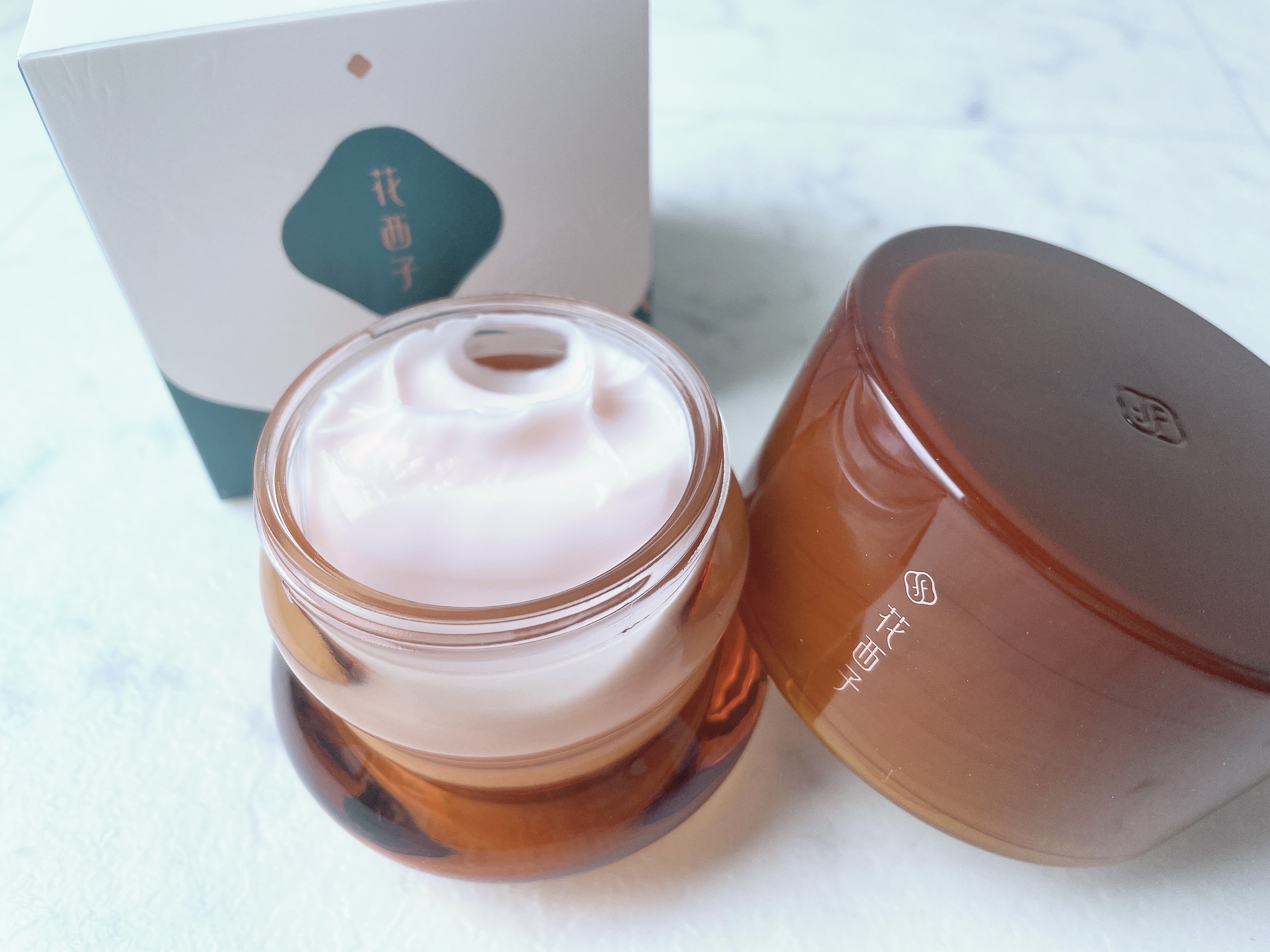 桃顔純潤　クリーム＆フェイスベース/花西子/化粧下地を使ったクチコミ（1枚目）