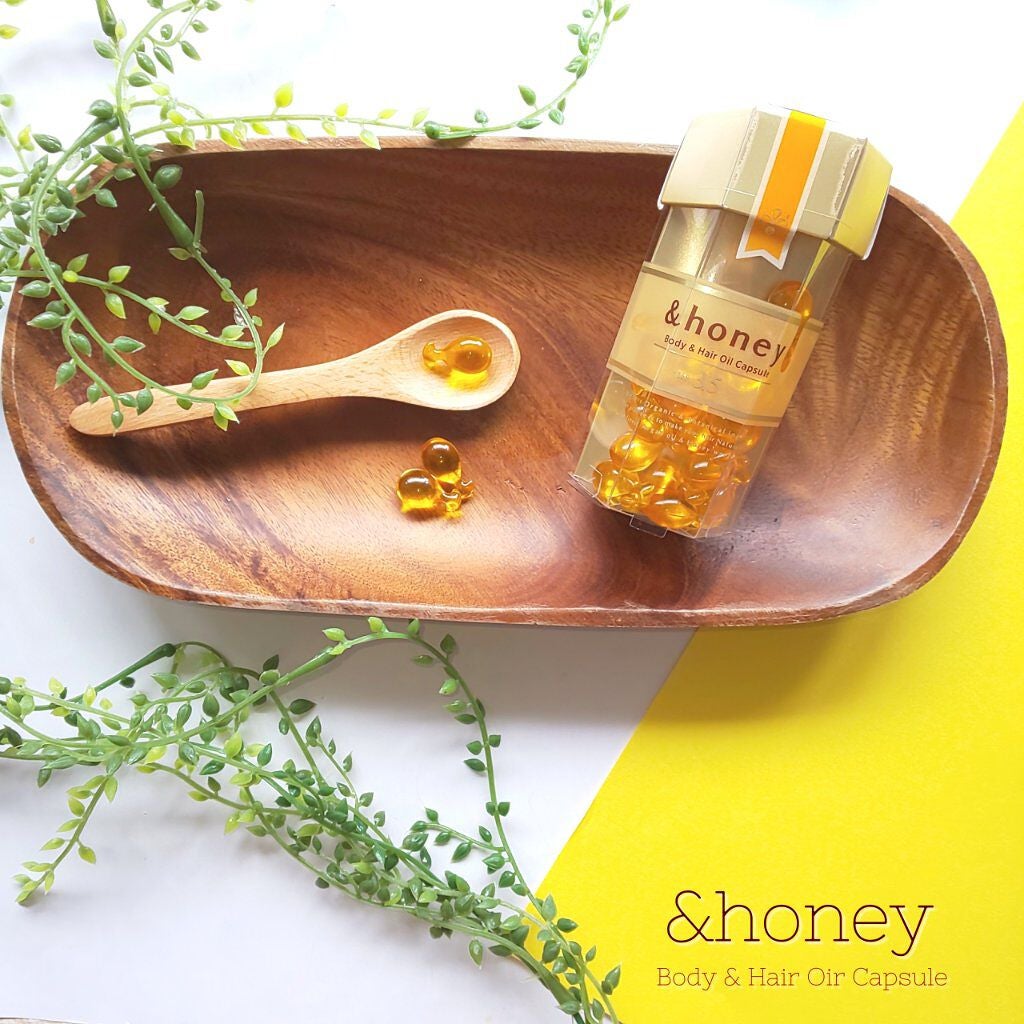 ボディ&ヘア オイルカプセル 3.5/&honey/ヘアオイルを使ったクチコミ(1枚目)