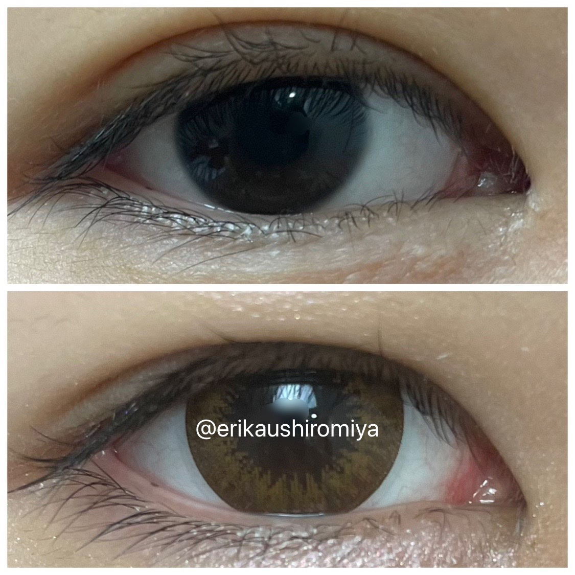 LUCIA 1DAY アーモンドブラウン/LUCIA/ワンデー（１DAY）カラコンを使ったクチコミ（2枚目）
