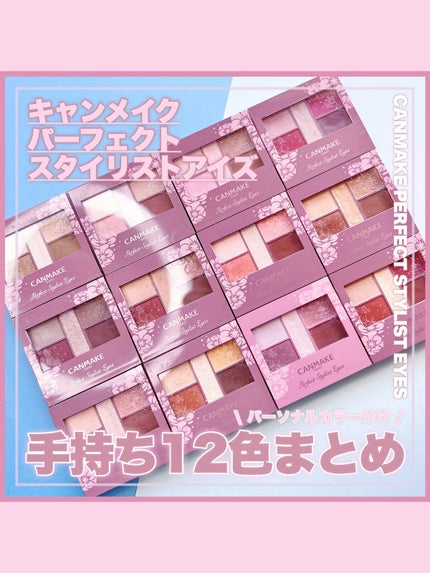 パーフェクトスタイリストアイズ/キャンメイク/アイシャドウパレットを使ったクチコミ(1枚目)