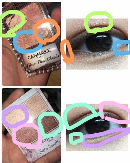 グロウフルールチークス/キャンメイク/パウダーチークを使ったクチコミ(3枚目)