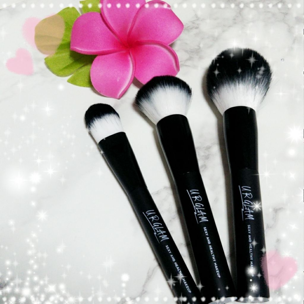 UR GLAM　FOUNDATION BRUSH（ファンデーションブラシ）/U R GLAM/メイクブラシを使ったクチコミ（2枚目）