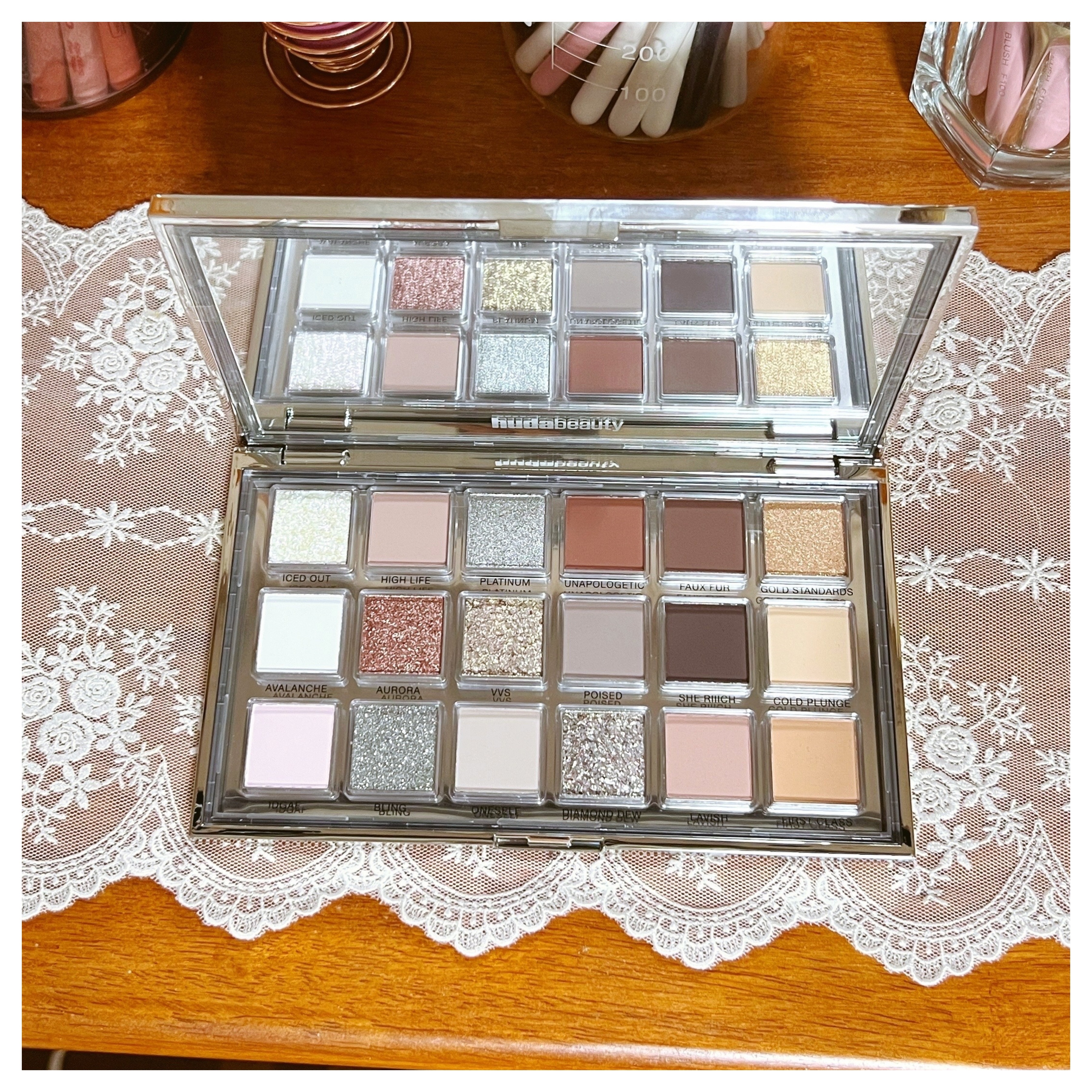 Icy Nude/Huda Beauty/アイシャドウパレットを使ったクチコミ（2枚目）