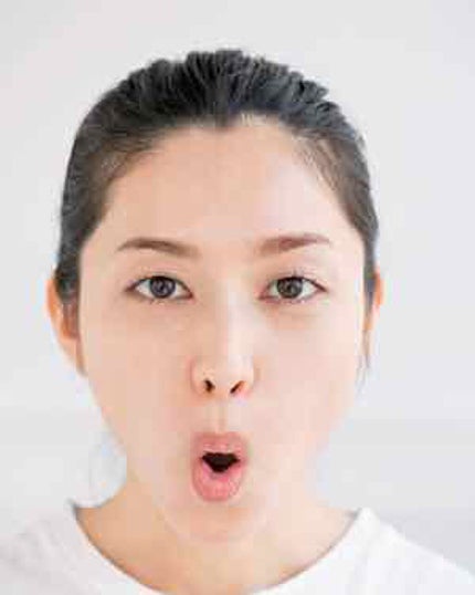 しゅり@小顔専門トレーナー on LIPS 「美容室でカラーをして髪をすべてあげたとき鏡にうつった自分の顔の..」(3枚目)