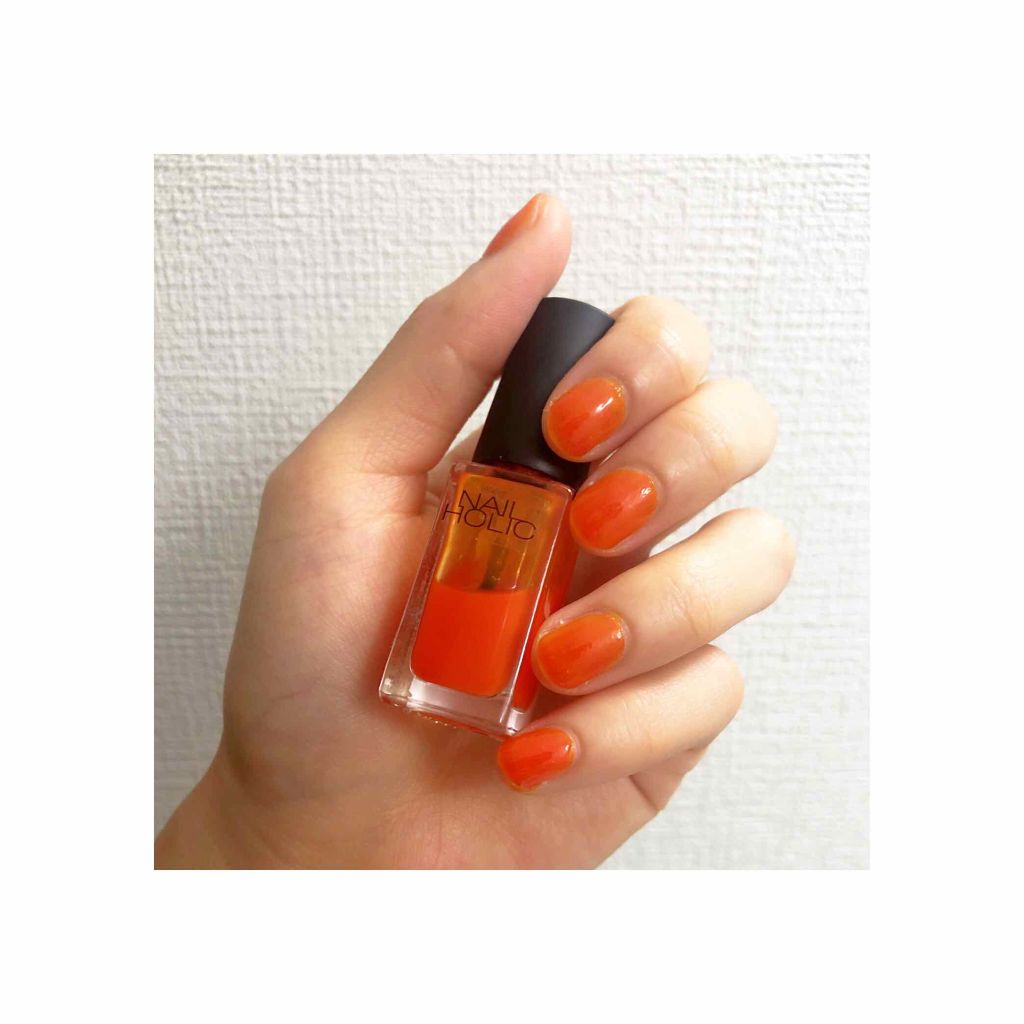 ネイルホリック Juicy color OR204/ネイルホリック/マニキュアを使ったクチコミ（2枚目）