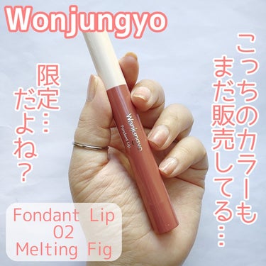 ウォンジョンヨ フォンダンリップ 02 メルティングフィグ/Wonjungyo/口紅を使ったクチコミ（1枚目）