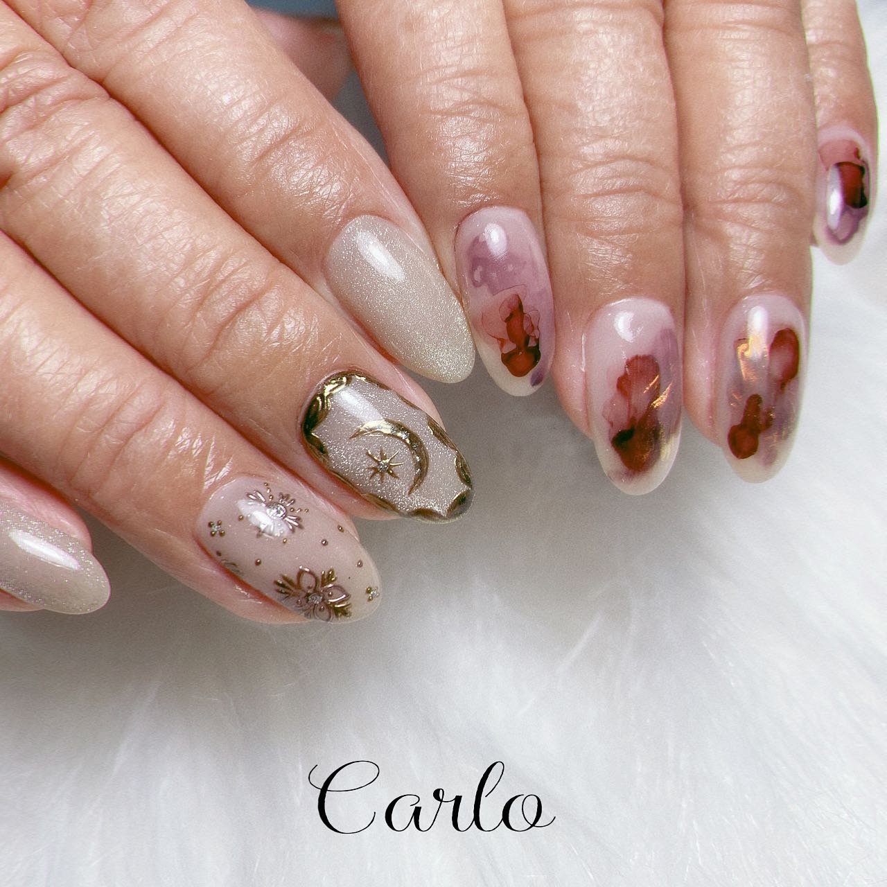 YUKA on LIPS 「【mirror×ink】所沢市ネイルサロン|Carlo.ミラー..」(2枚目)