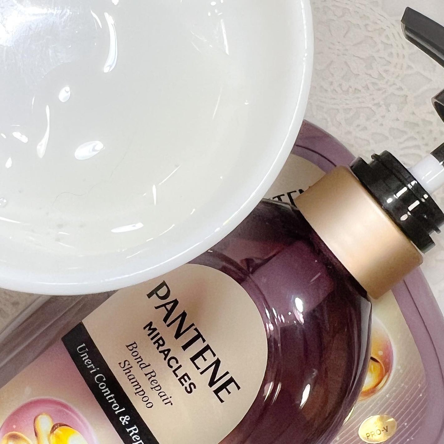 ミラクルズ うねりコントロール&リペア ボンドリペア シャンプー/トリートメント/パンテーン/市販シャンプーを使ったクチコミ(3枚目)