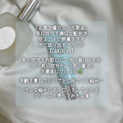 シルキーシャインスキンクリーム/LANiXCA/フェイスクリームを使ったクチコミ(2枚目)