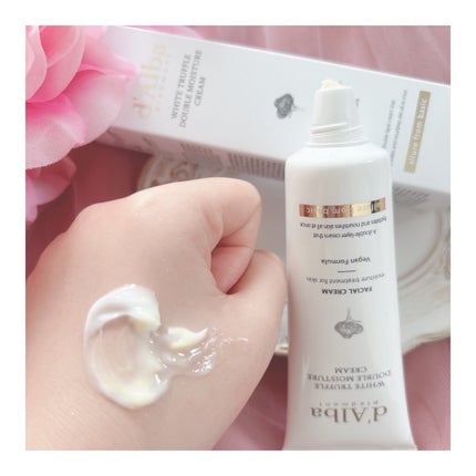 ホワイトトリュフダブルモイスチャークリーム/ダルバ/フェイスクリームを使ったクチコミ(4枚目)