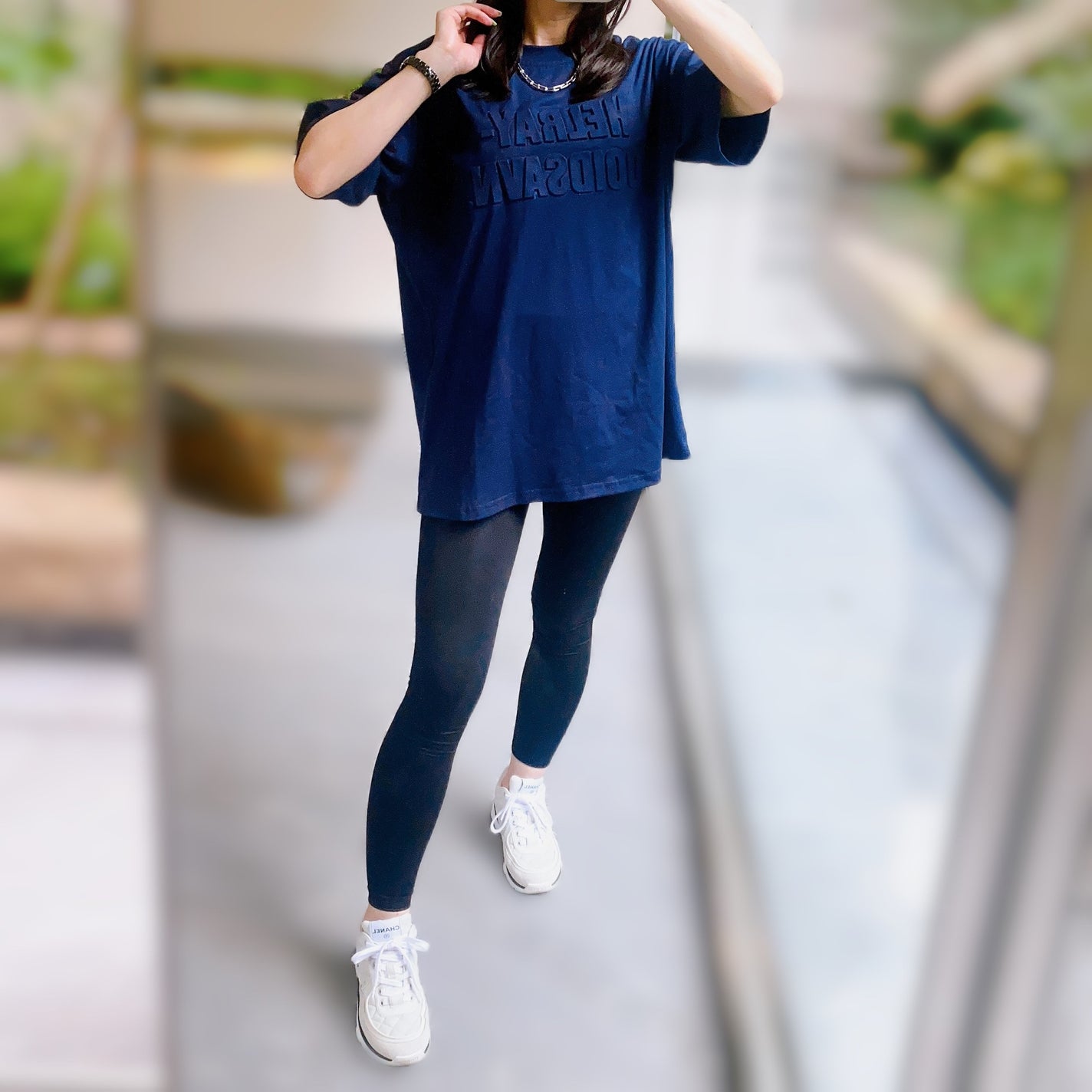 スリムレギンス color+/BELMISE/着圧ソックス・レギンスを使ったクチコミ(3枚目)