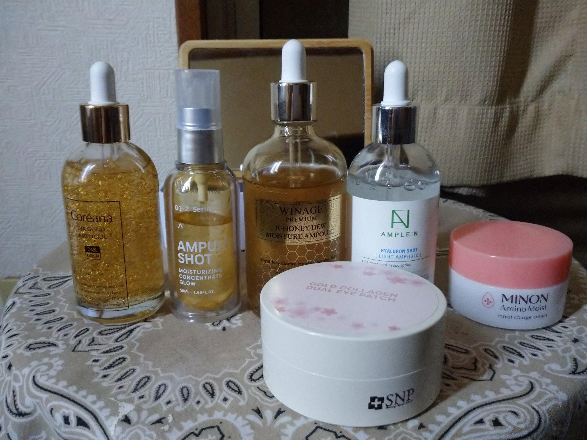 ウィネージ プレミアム アールハニー デュー モイスチャー アンプル/Coreana/美容液を使ったクチコミ（2枚目）