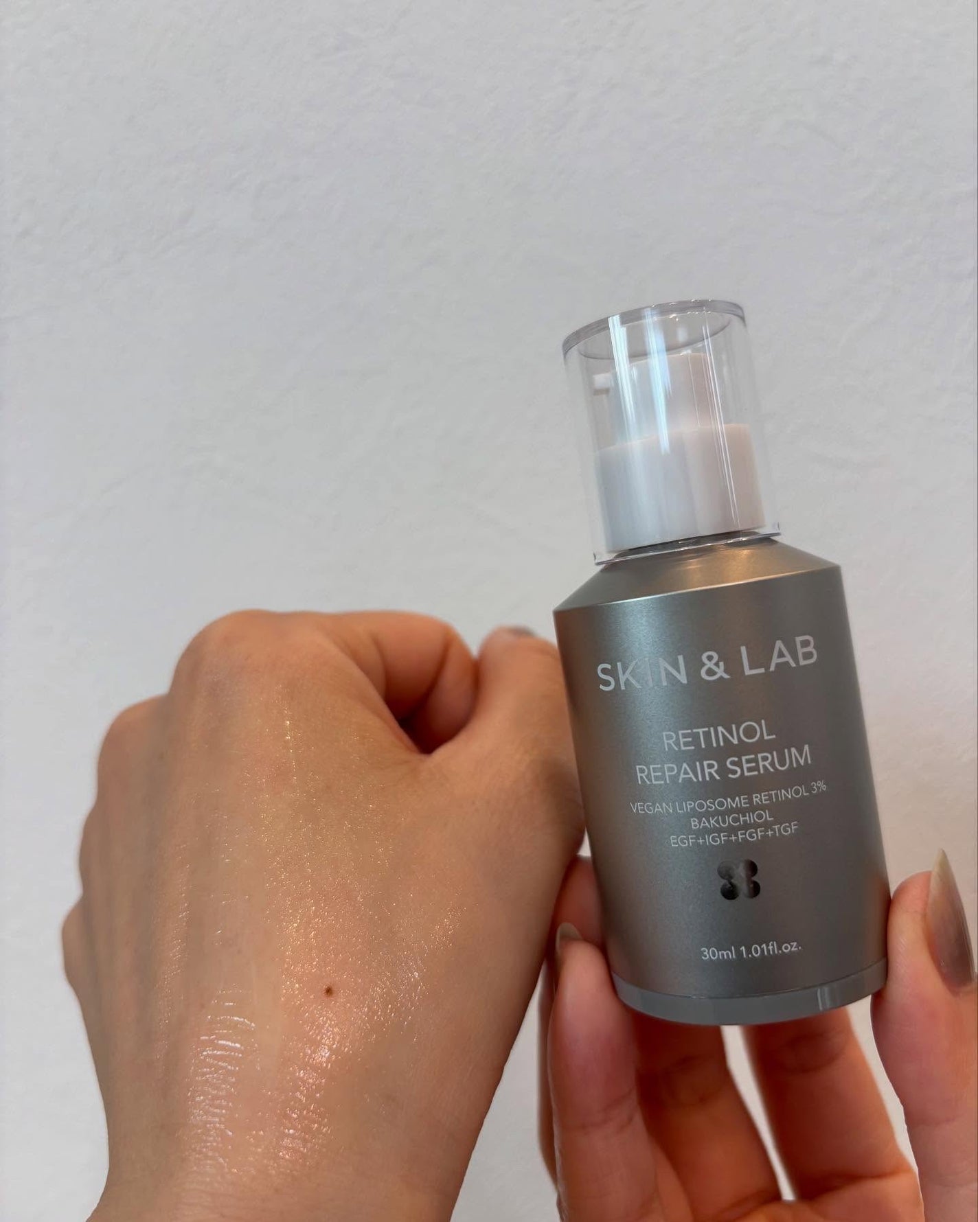 ヴィーガンリポソームレチノールセラム/SKIN&LAB/美容液を使ったクチコミ(5枚目)