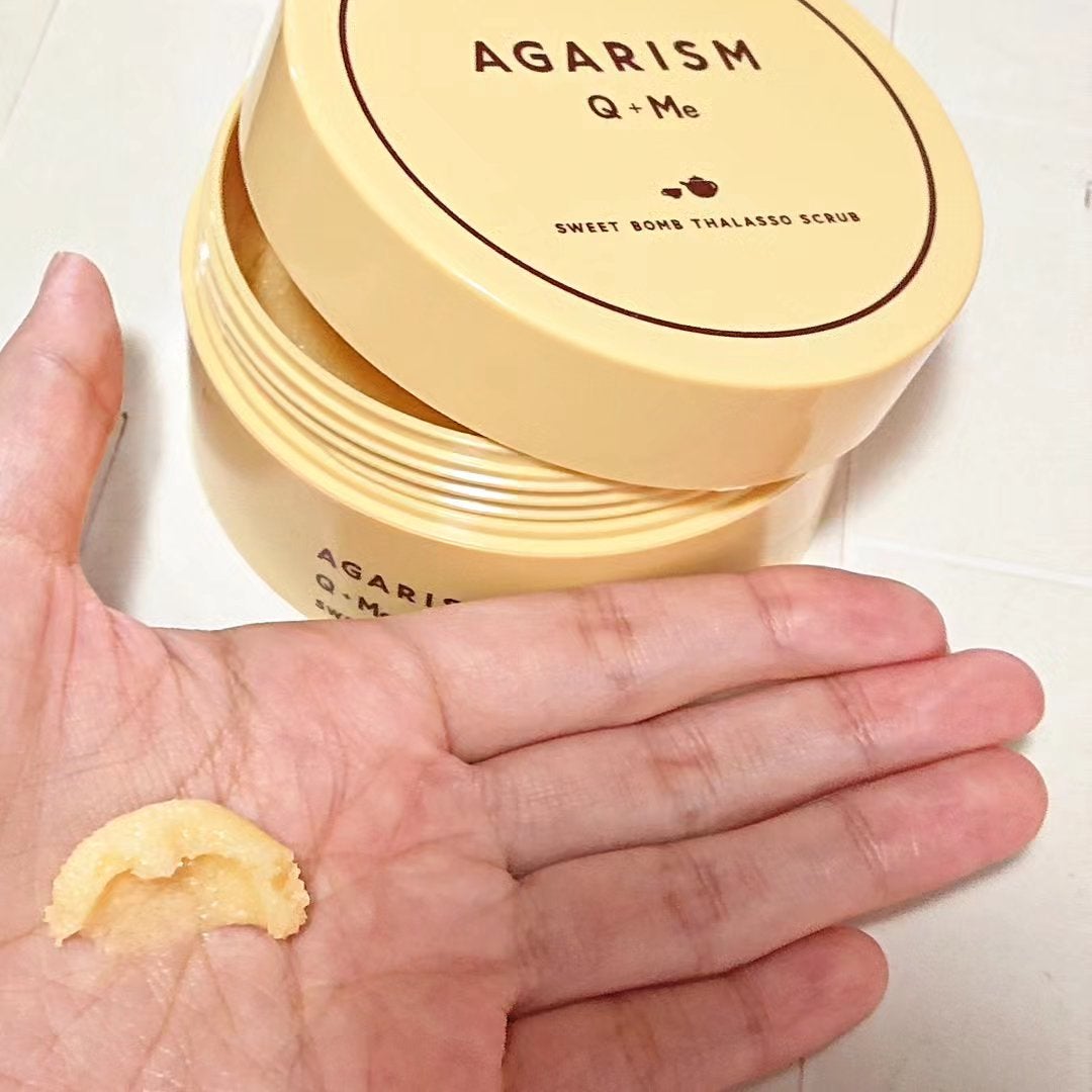Q+Me スウィートボムタラソスクラブレモンティーの香り/AGARISM/バスト・ヒップケアを使ったクチコミ(2枚目)