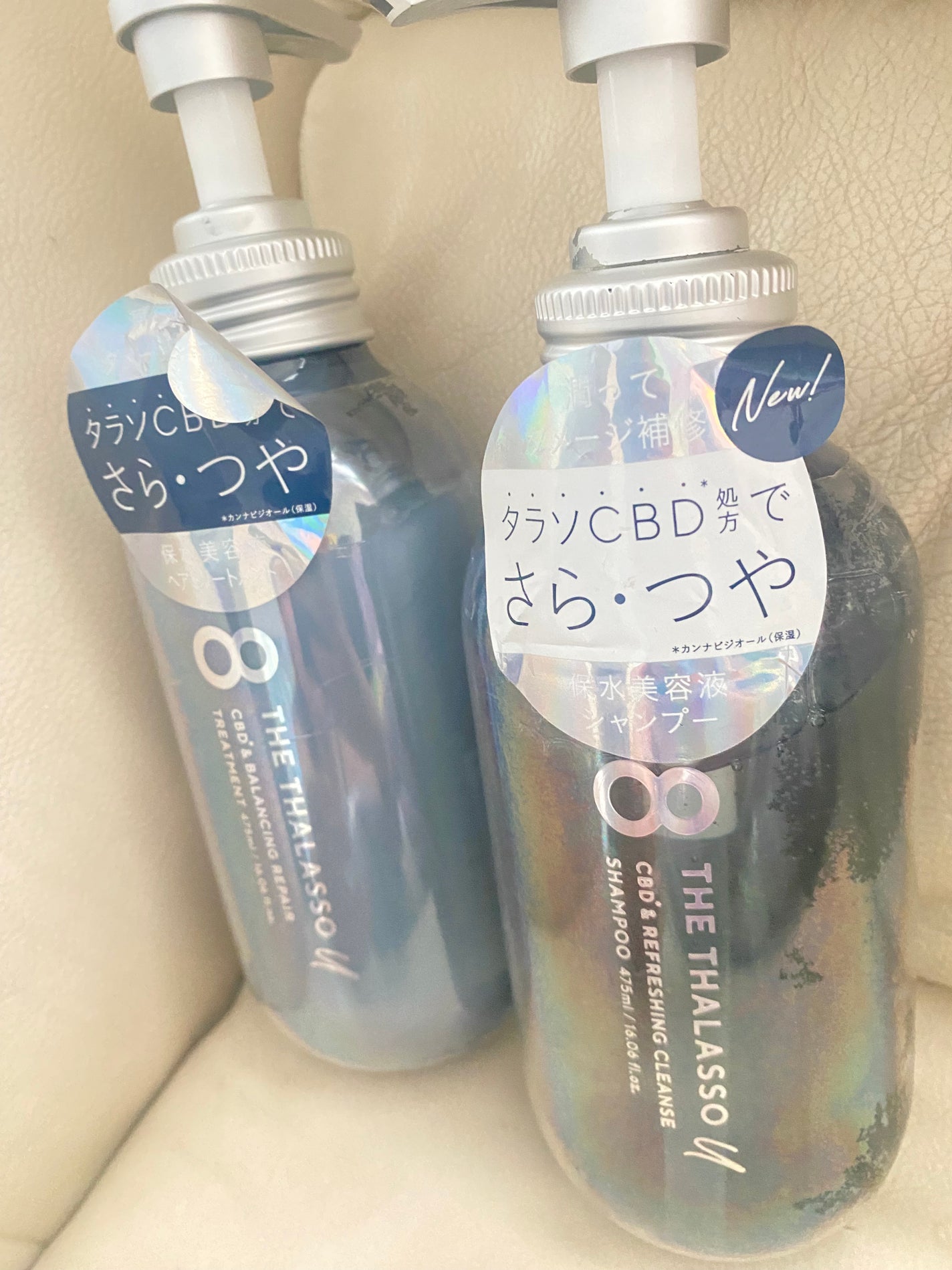 エイトザタラソ ユー CBD&リフレッシング クレンズ 美容液シャンプー/CBD&バランシング ダメージリペア 美容液ヘアトリートメント/エイトザタラソ/市販シャンプーを使ったクチコミ(1枚目)