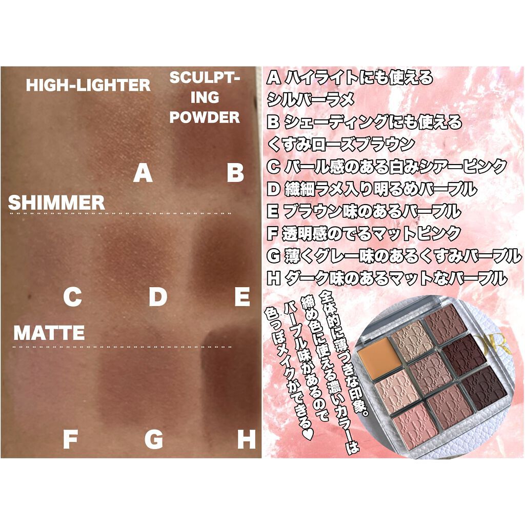 ディオール バックステージ アイ パレット/Dior/アイシャドウパレットを使ったクチコミ（3枚目）