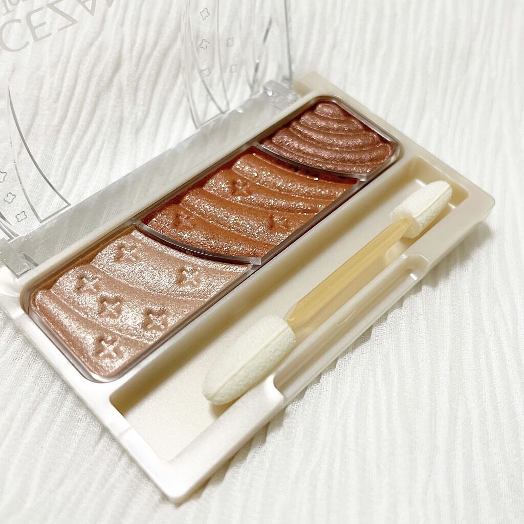 トーンアップアイシャドウ/CEZANNE/アイシャドウパレットを使ったクチコミ（2枚目）