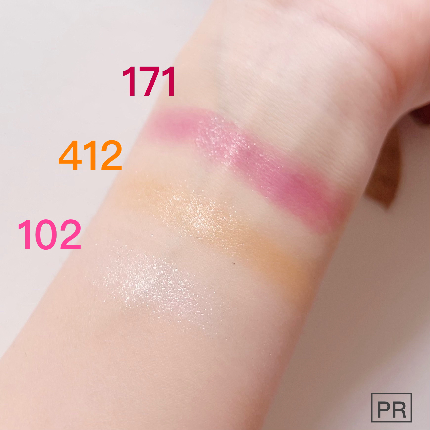 シングル カラー アイシャドウ 412 オレンジ系/ちふれ/単色アイシャドウを使ったクチコミ（3枚目）