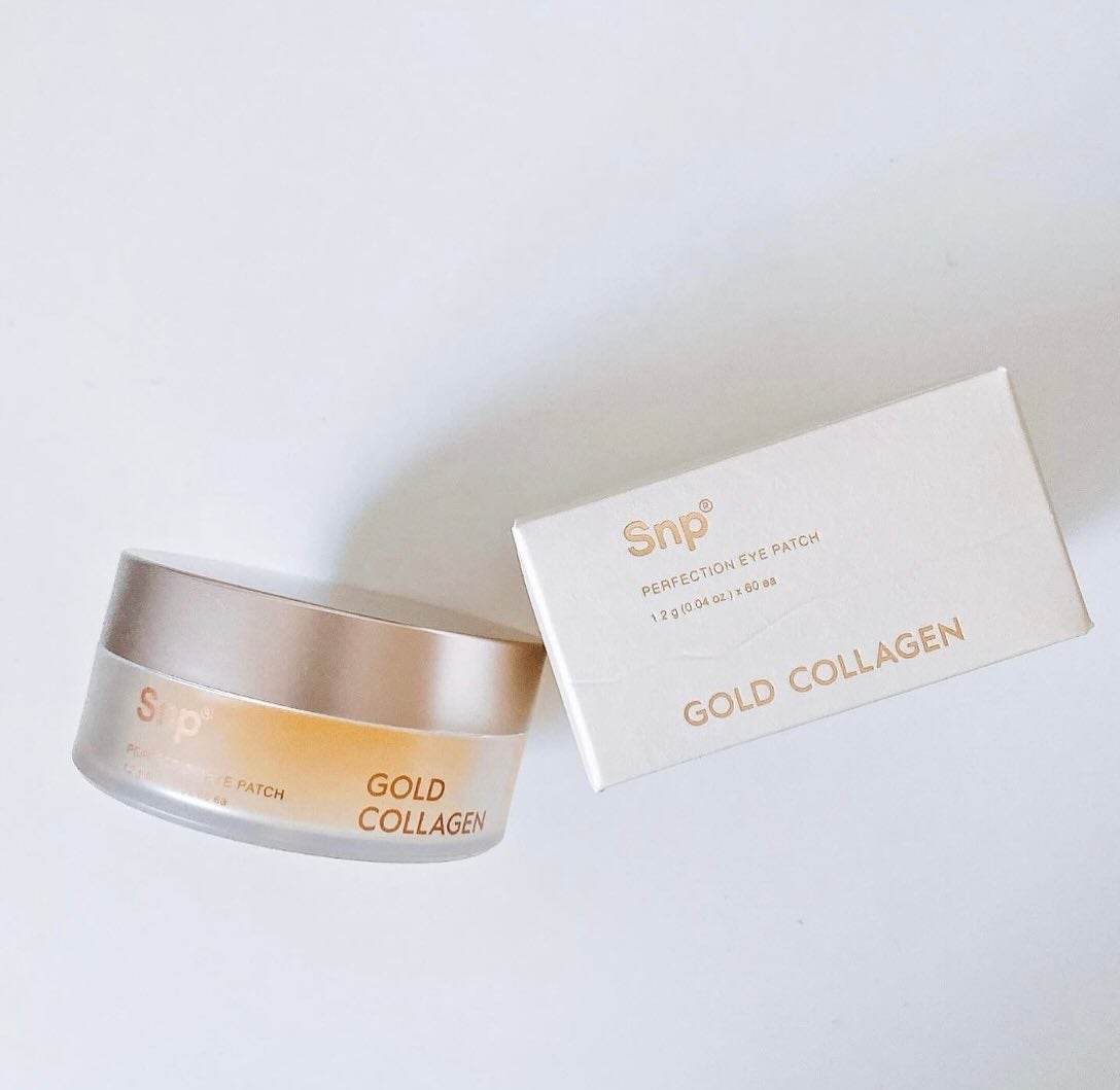 ゴールドコラーゲンパーフェクションアイパッチ/SNP/シートマスク・パックを使ったクチコミ(2枚目)