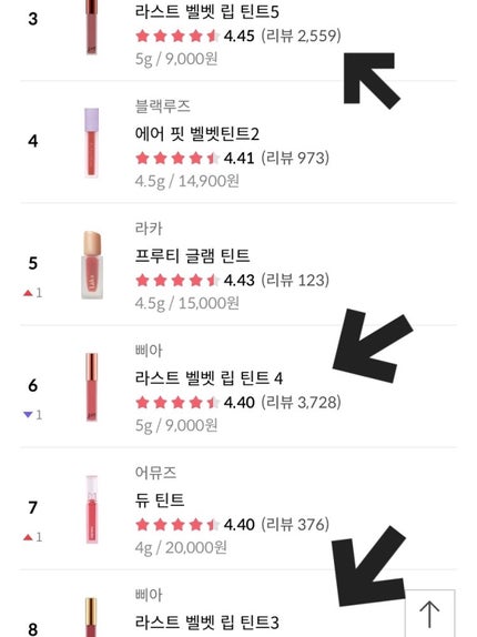 ラストベルベットティント/BBIA/リップティントを使ったクチコミ(5枚目)