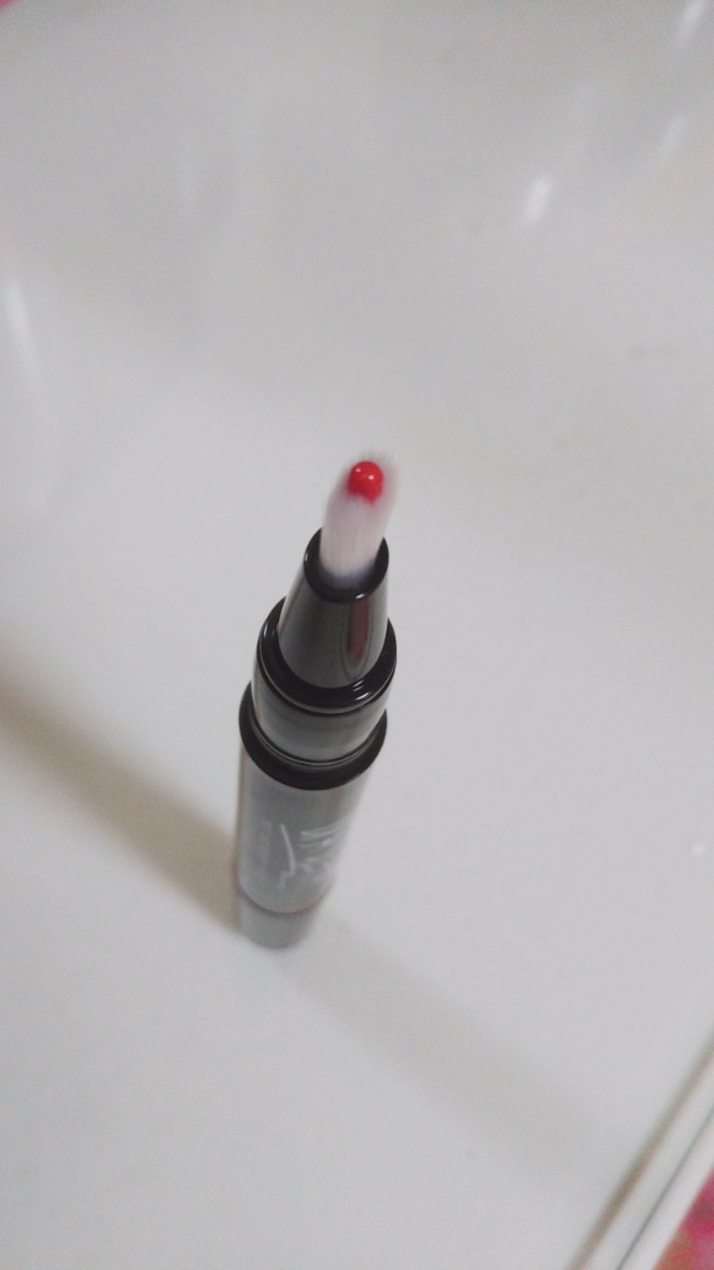 UR GLAM LIQUID ROUGE シルキーピンク/U R GLAM/口紅を使ったクチコミ（2枚目）