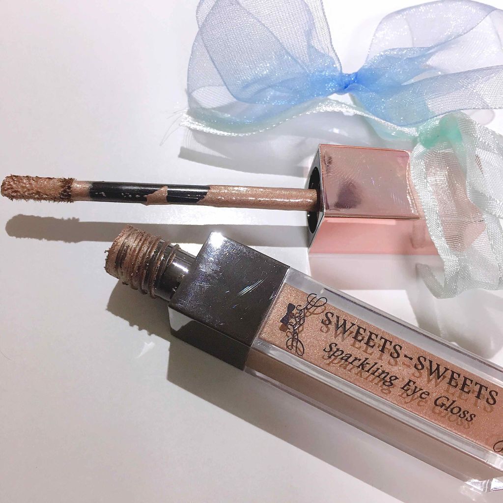スパークリングアイグロス/スウィーツ スウィーツ/リキッドアイシャドウを使ったクチコミ（1枚目）