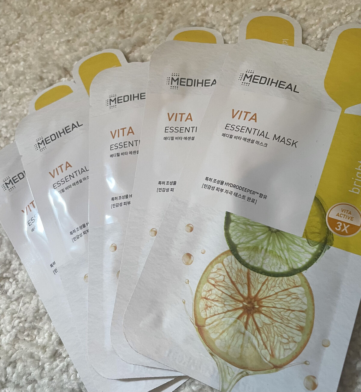 ビタミンＣ エッセンシャルマスククリアトーニング/MEDIHEAL/シートマスク・パックを使ったクチコミ（1枚目）