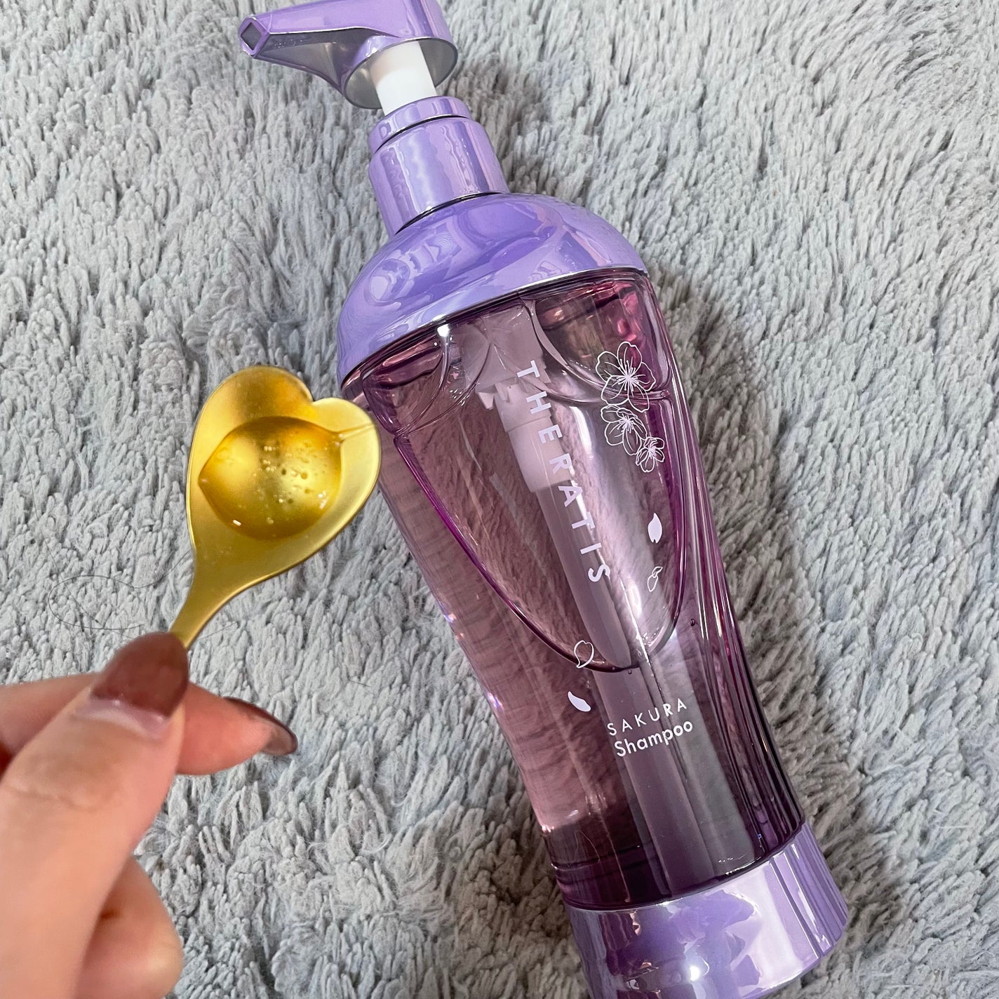 セラティス サクラ ムーンライト スリーク トリプルセット/THERATIS/市販シャンプーを使ったクチコミ(2枚目)