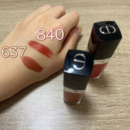 ルージュ ディオール フォーエヴァー リキッド/Dior/口紅を使ったクチコミ(1枚目)