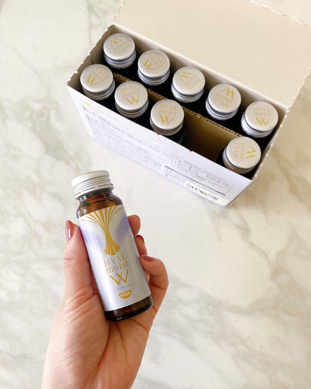 ヒアルモイスト W/日清食品/美容ドリンクを使ったクチコミ(2枚目)