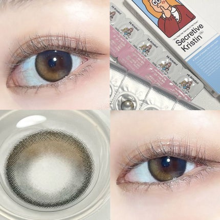 Secretive Kristen/Hapa kristin/カラーコンタクトレンズを使ったクチコミ(5枚目)