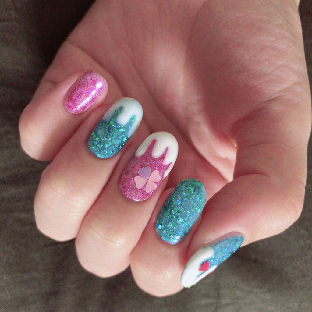 ジェルネイル（ライト対応）/セリア/ジェルネイルを使ったクチコミ（3枚目）