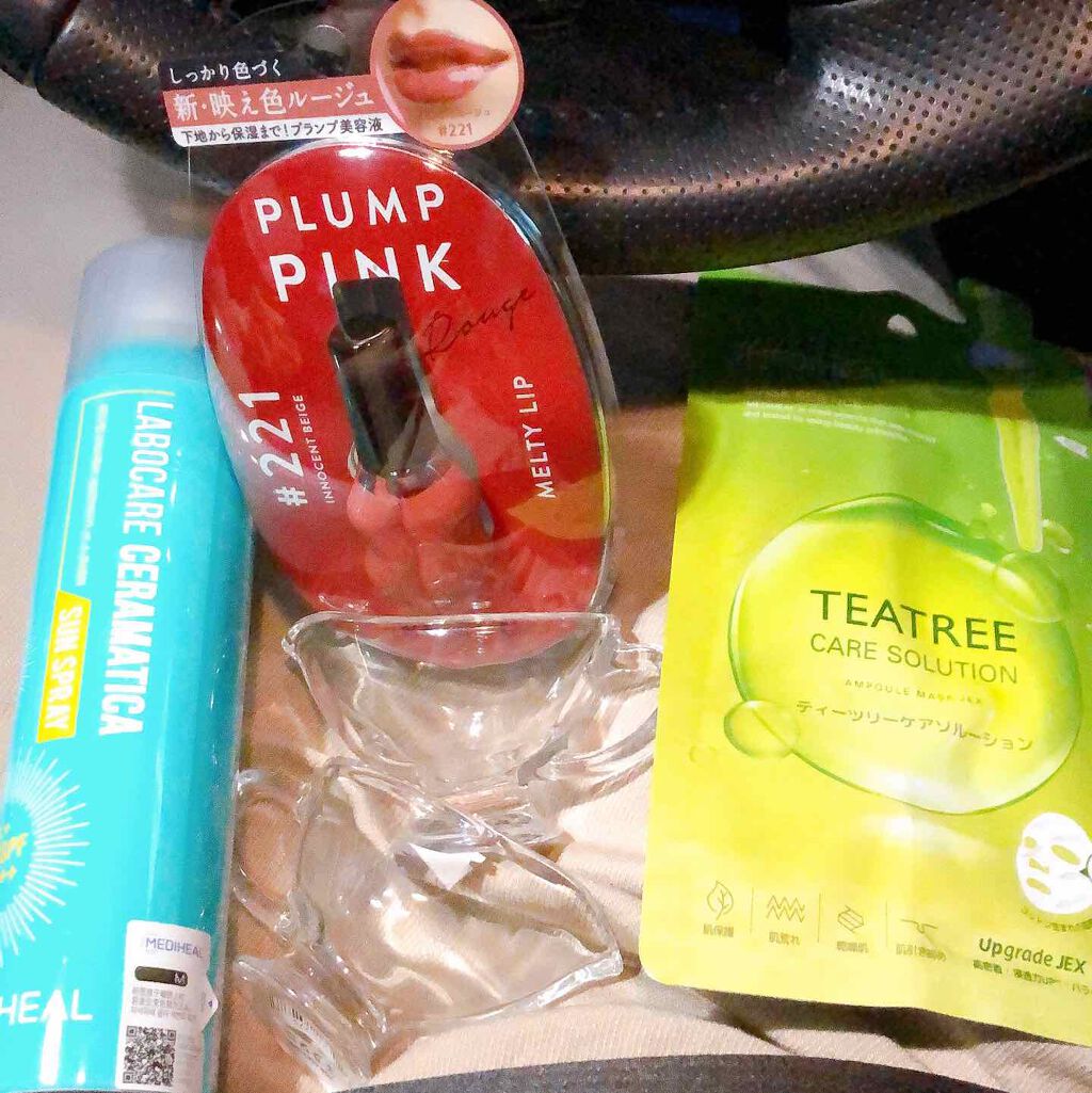 メルティーリップ リキッドルージュ/プランプピンク/リップケアを使ったクチコミ（1枚目）