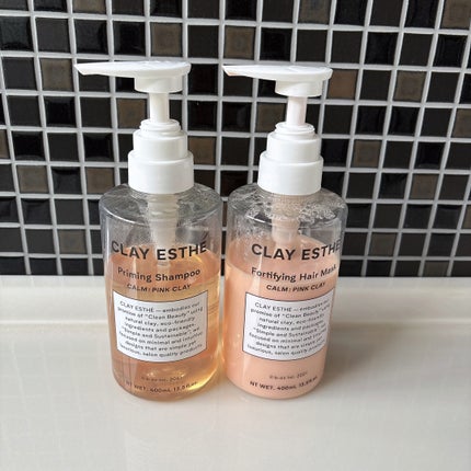 プライミングシャンプー/フォーティファイングヘアマスク ピンククレイ/クレイエステ/サロンシャンプーを使ったクチコミ(1枚目)
