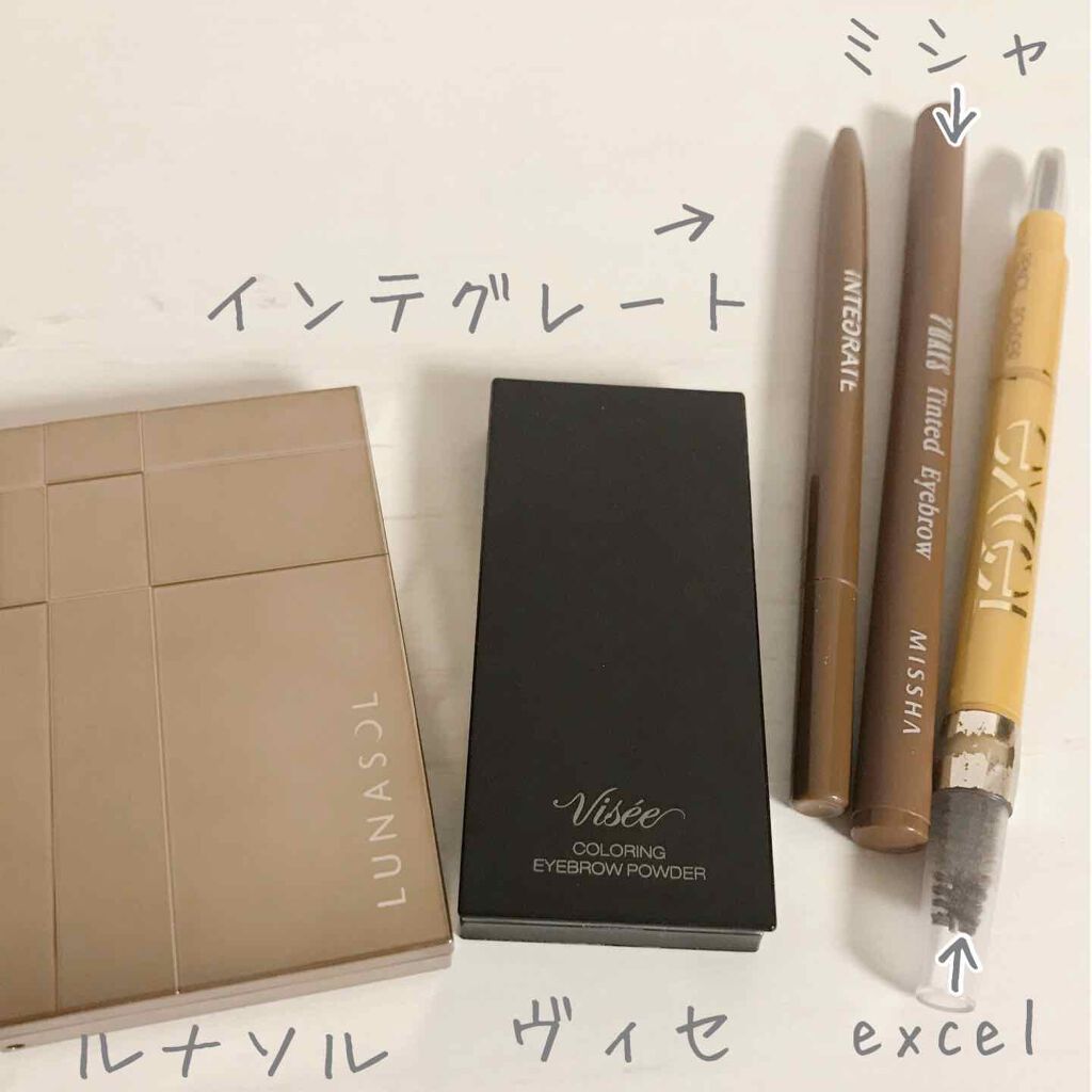 パウダー＆ペンシル　アイブロウＥＸ/excel/アイブロウペンシルを使ったクチコミ（2枚目）