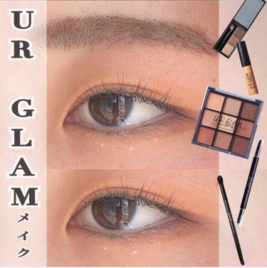 UR GLAM　BLOOMING EYE COLOR PALETTE/U R GLAM/パウダーアイシャドウを使ったクチコミ（1枚目）