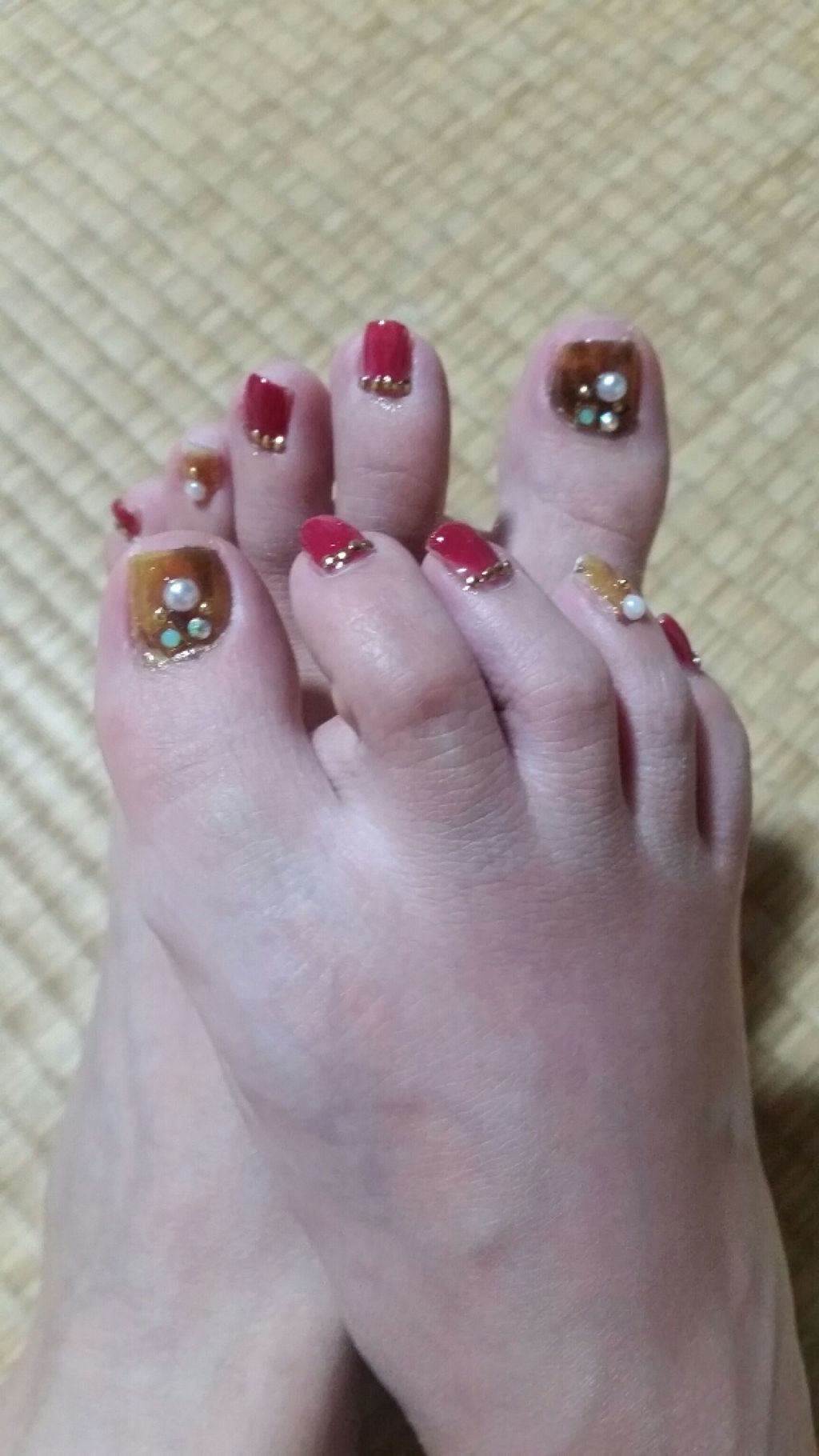 しずくネイルシール/キャンドゥ/ネイルシールを使ったクチコミ（1枚目）