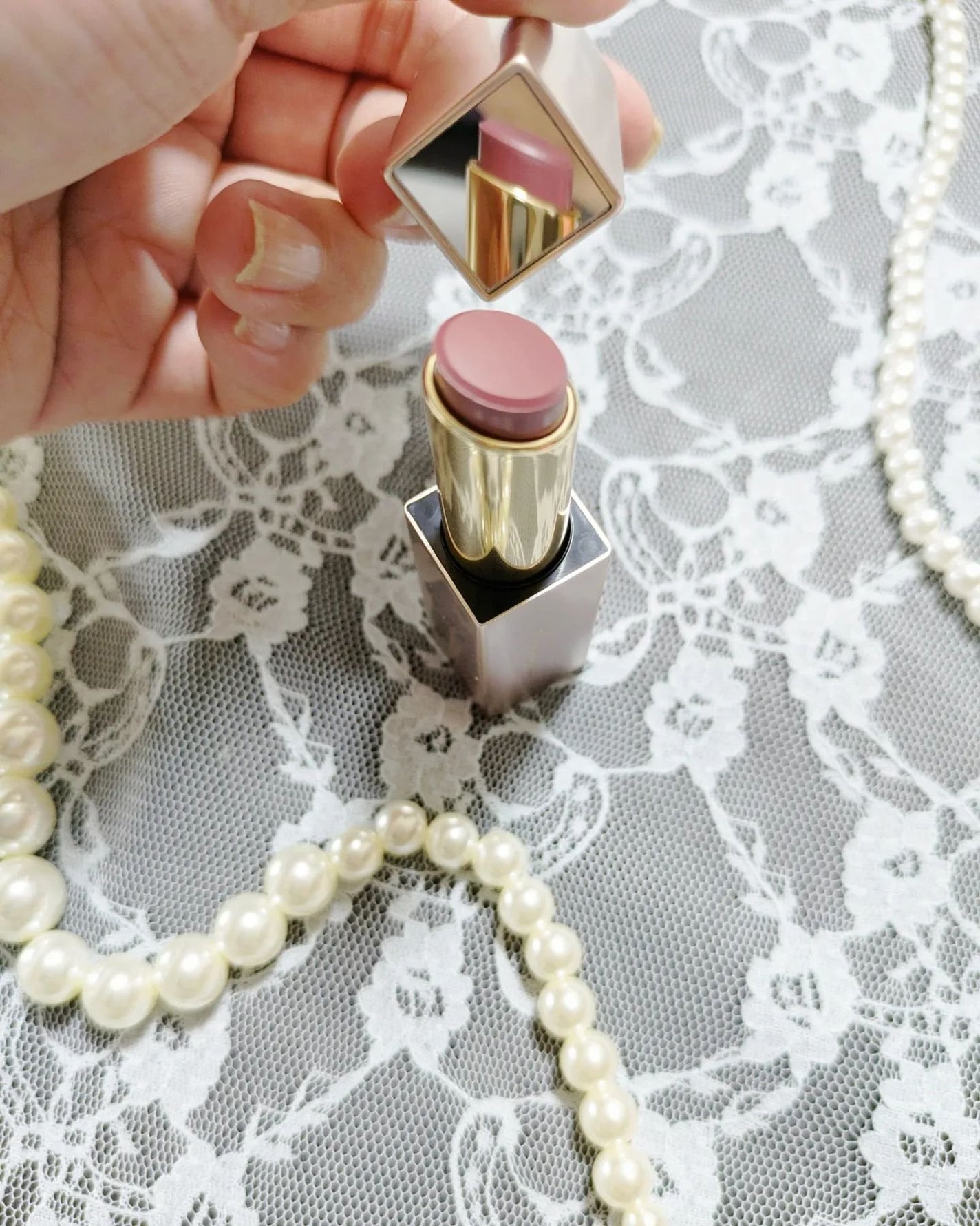 リリミュウ バタールージュ/Ririmew/口紅を使ったクチコミ(3枚目)