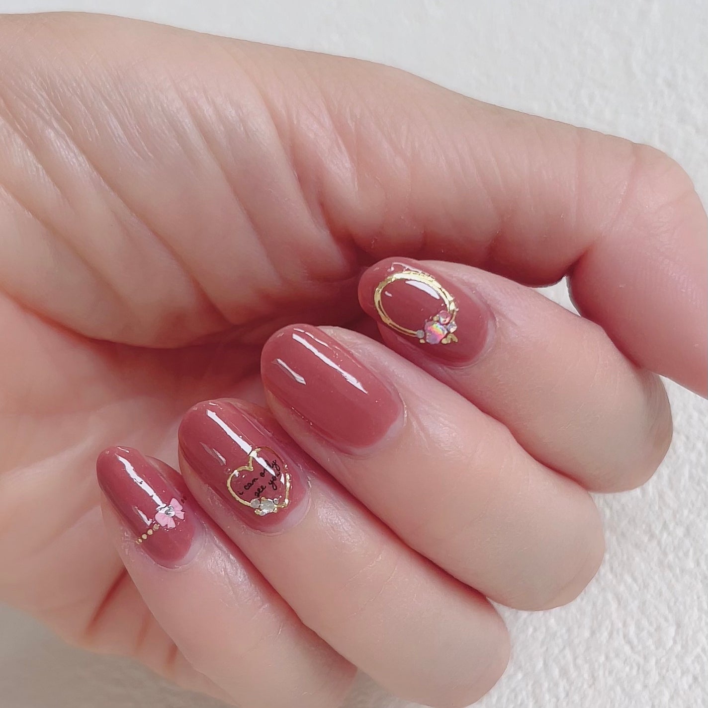 ネイルシール/セリア/ネイルシールを使ったクチコミ(5枚目)