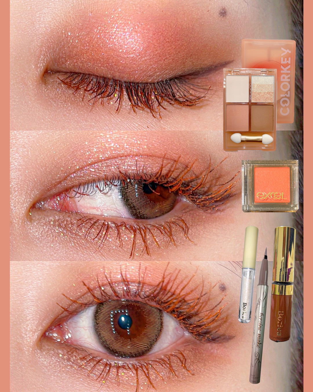 四色アイシャドウパレット/COLORKEY/アイシャドウパレットを使ったクチコミ（2枚目）