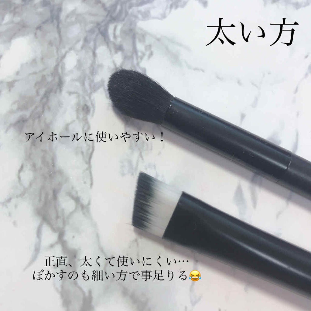 ひまちゃん /垢抜けの参考書 on LIPS 「【大人気URGLAMのメイクブラシ 使い心地の程は?👀】。.。..」(4枚目)