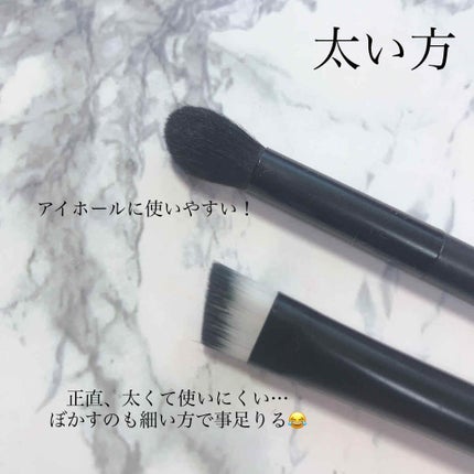 ひまちゃん /垢抜けの参考書 on LIPS 「【大人気URGLAMのメイクブラシ 使い心地の程は?👀】。.。..」(4枚目)