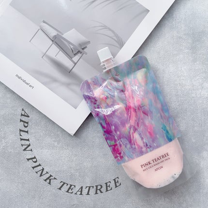 ピンクティーツリーライスシカウォッシュオフパック/APLIN/洗い流すパック・マスクを使ったクチコミ(1枚目)