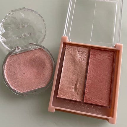 フェイスグロウカラー/CEZANNE/クリームハイライトを使ったクチコミ(2枚目)