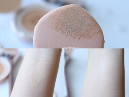 プロテーラービーグロウクッション(オールニュー)/espoir/クッションファンデーションを使ったクチコミ(2枚目)