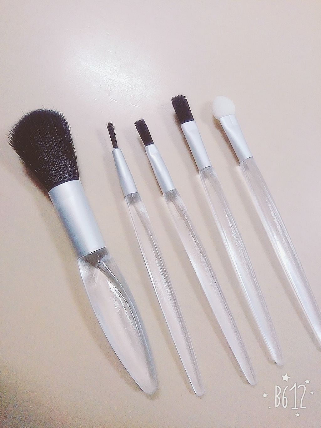 春姫化粧ブラシセット/DAISO/メイクブラシを使ったクチコミ(2枚目)