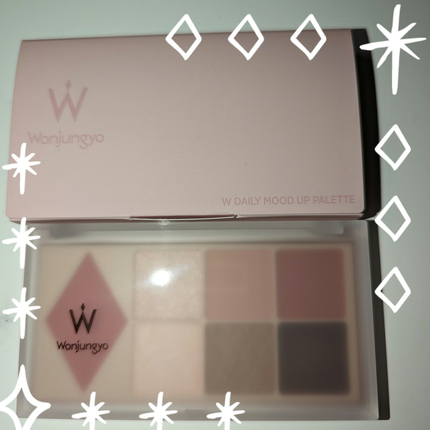 LUNA on LIPS 「ウォンジョンヨ W デイリームードアップパレット04 クライロ..」(1枚目)