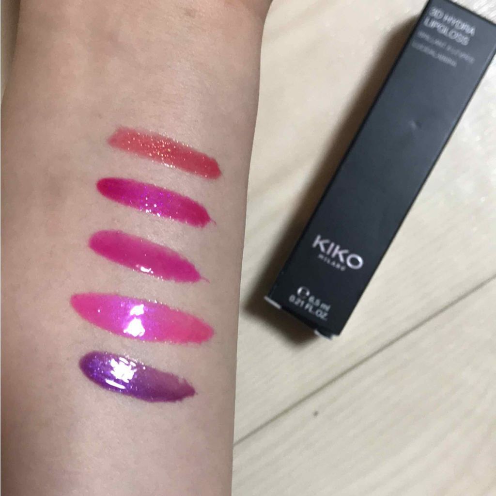 3D hydra lipgloss/KIKO/リップグロスを使ったクチコミ(2枚目)